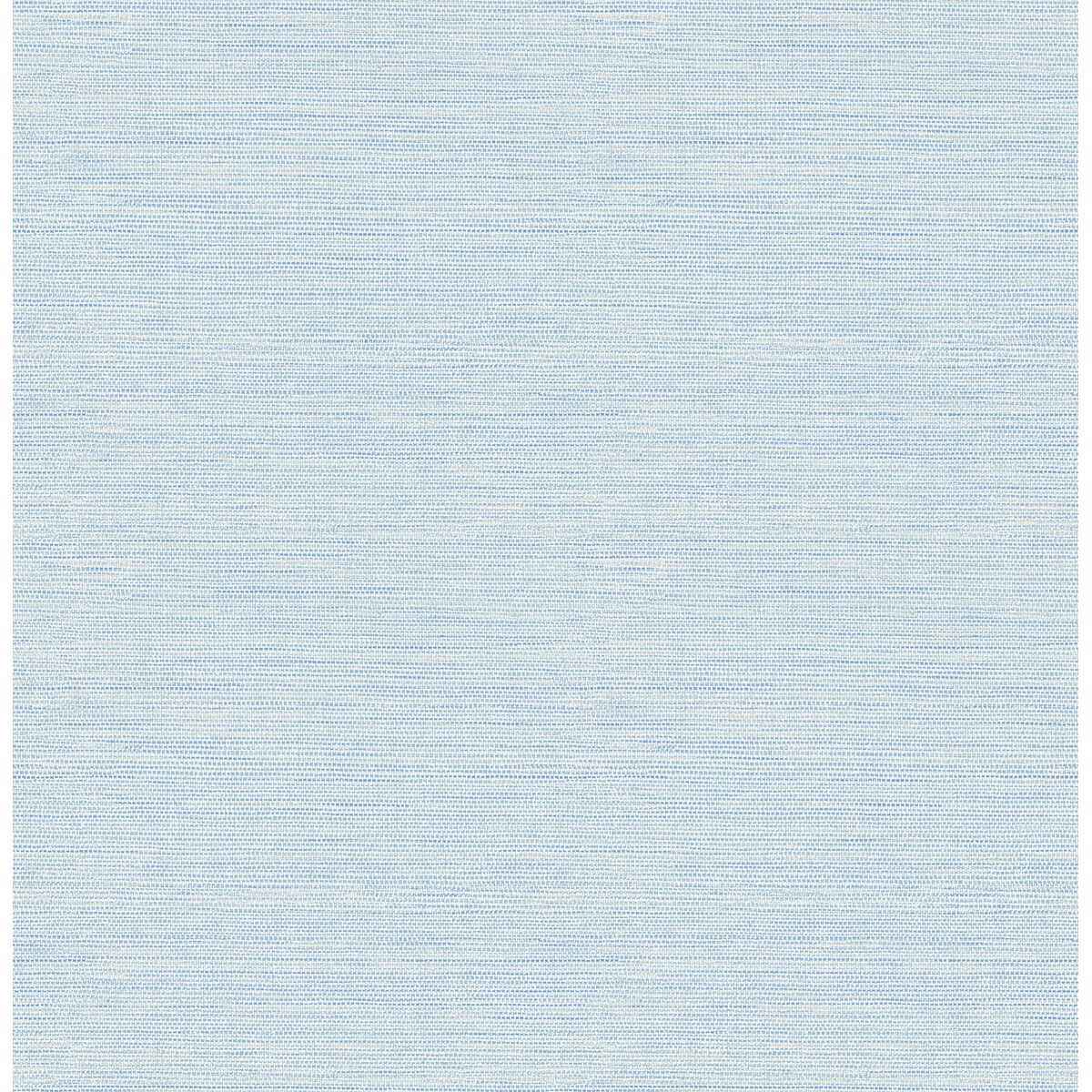 Agave Bliss Sky Blue Faux Grasscloth Wallpaper - York Wallcoverings - 2901-24283