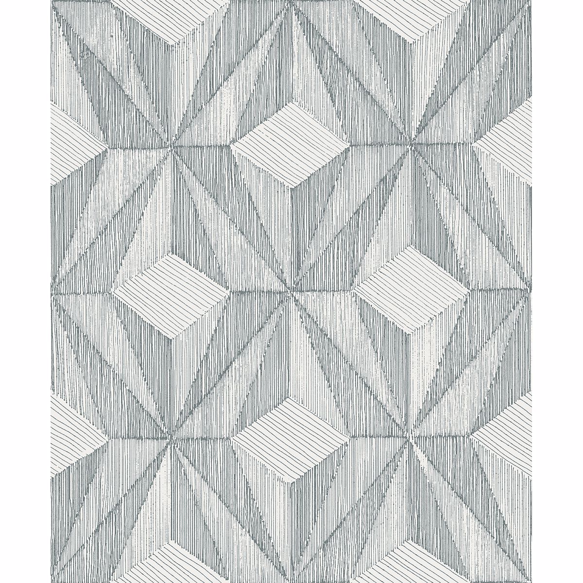 paragon-slate-geometric-wallpaper-york-wallcoverings-2908-87103 - York Wallpaper Wallpaper