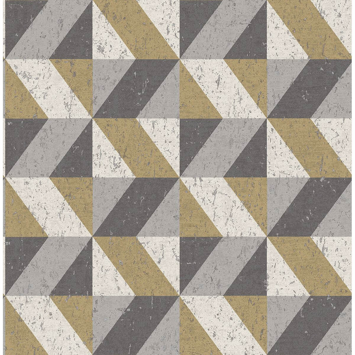 cerium-metallic-concrete-geometric-wallpaper-york-wallcoverings-2908-25311 - York Wallcoverings Wallpaper
