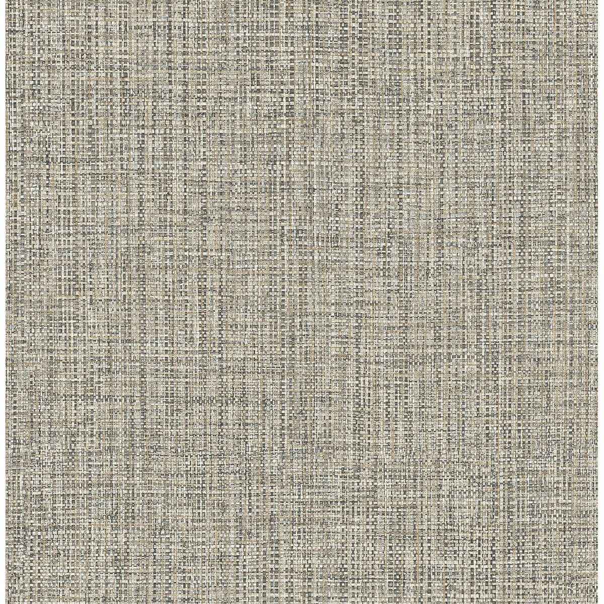 Rattan Coffee Woven Wallpaper - York Wallcoverings - 2908-24941
