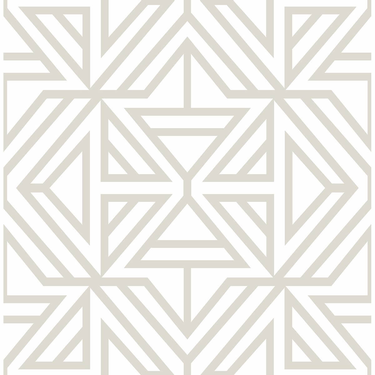 helios-bone-geometric-wallpaper-york-wallcoverings-2902-25554 - York Wallcoverings Wallpaper