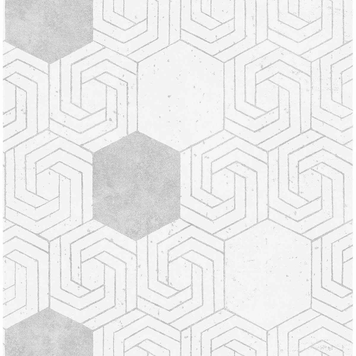 momentum-off-white-geometric-wallpaper-york-wallcoverings-2902-25555 - York Wallcoverings Wallpaper