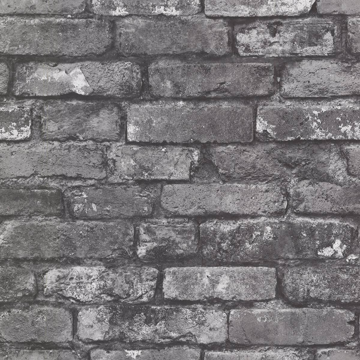 debs-grey-exposed-brick-wallpaper-york-wallcoverings-2922-21260 - York Wallcoverings Wallpaper