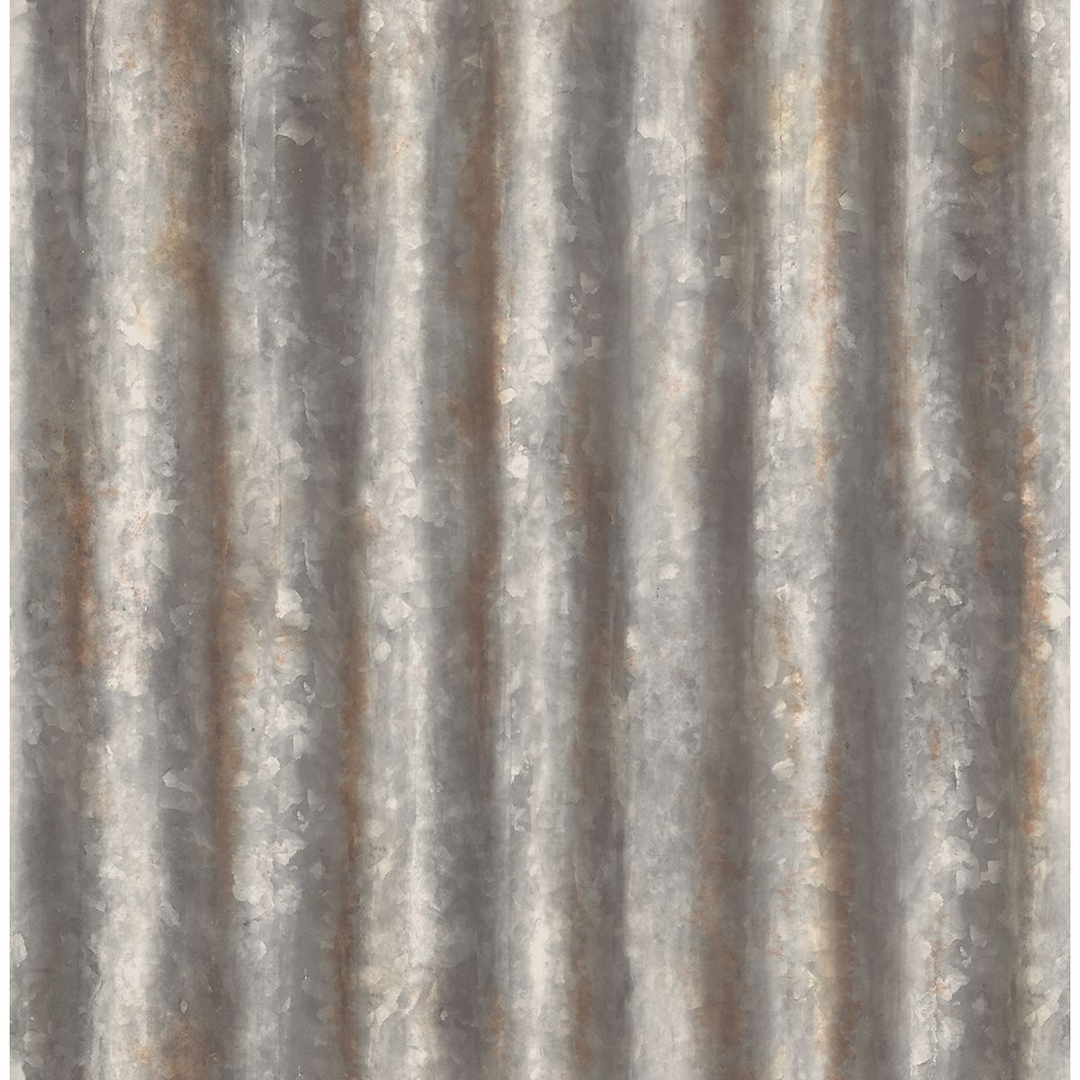 kirkland-charcoal-corrugated-metal-wallpaper-york-wallcoverings-2922-22333 - York Wallcoverings Wallpaper