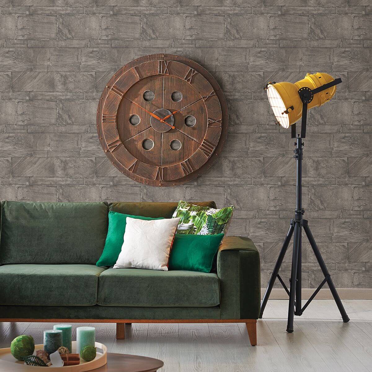 murray-dark-grey-stone-wall-wallpaper-york-wallcoverings-2922-25375 - York Wallcoverings Wallpaper