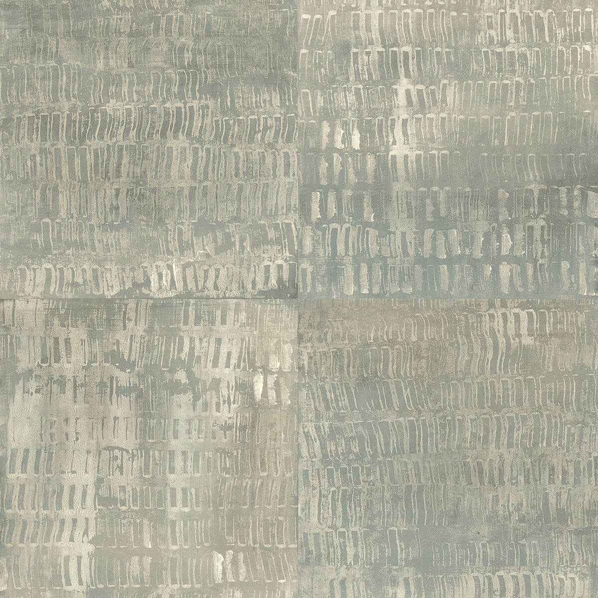Conundrum Sage Faux Metal Wallpaper - York Wallcoverings - 2922-25380