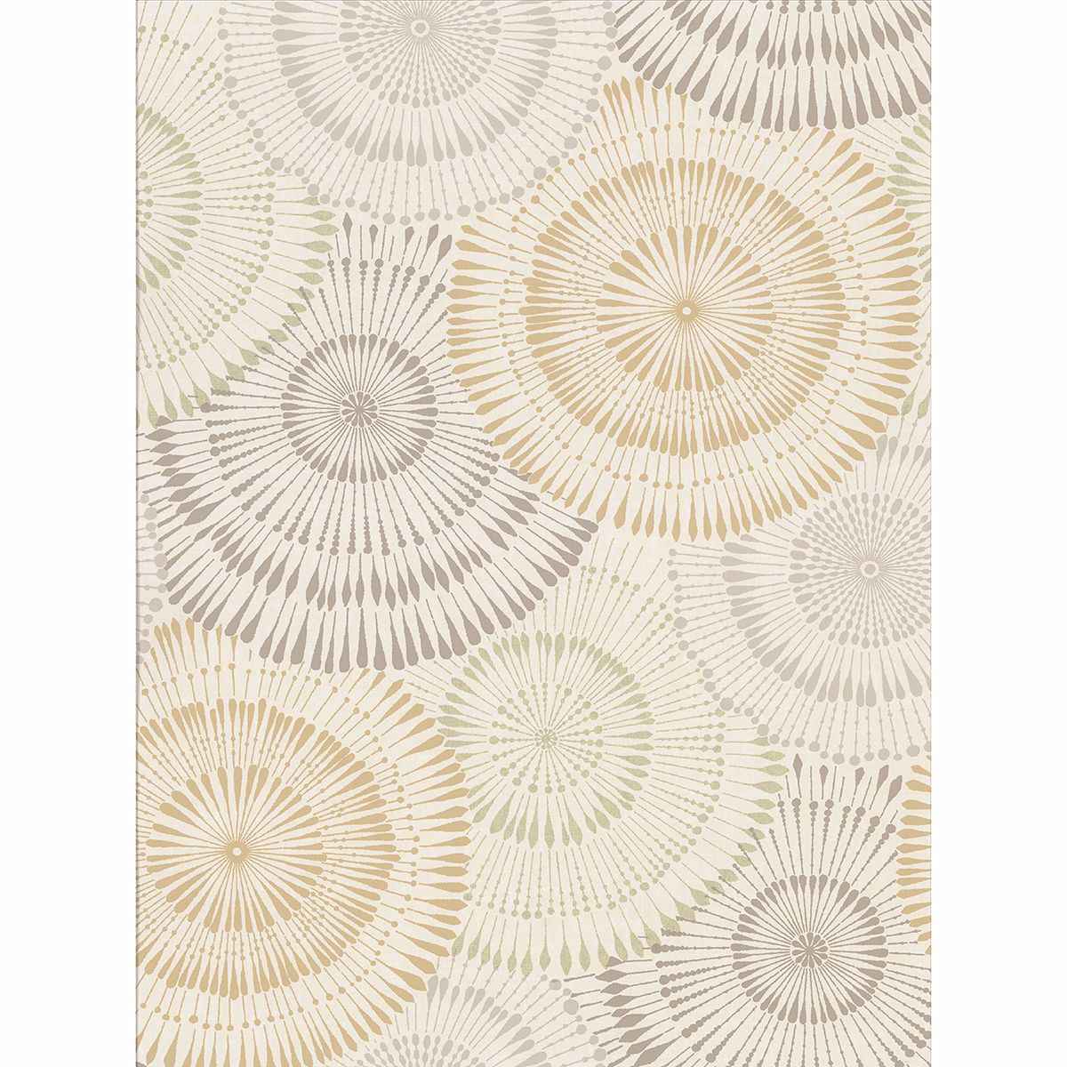 Howe Wheat Medallions Wallpaper - York Wallcoverings - 2909-AW87739