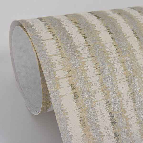 Annabeth Beige Distressed Stripe Wallpaper - York Wallcoverings - 2909-DWP0073-05 - York Wallcoverings Wallpaper