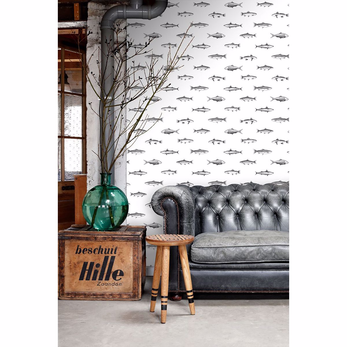 fiyero-off-white-fish-wallpaper-york-wallcoverings-dd138967 - York Wallcoverings Wallpaper