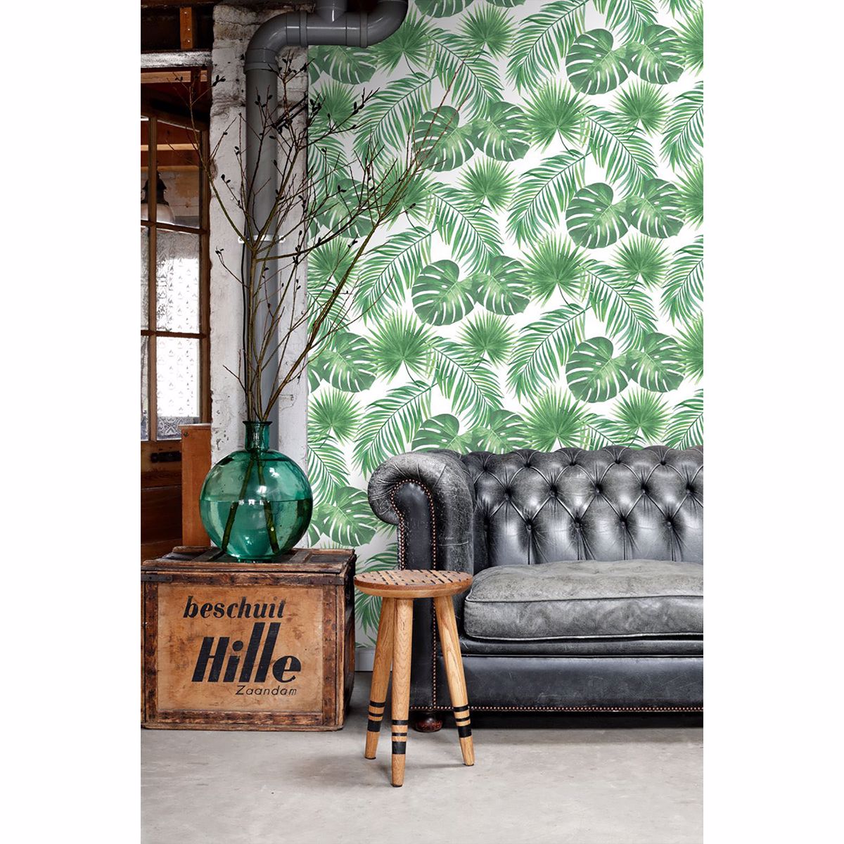 patti-light-green-leaves-wallpaper-york-wallcoverings-dd139013 - York Wallcoverings Wallpaper