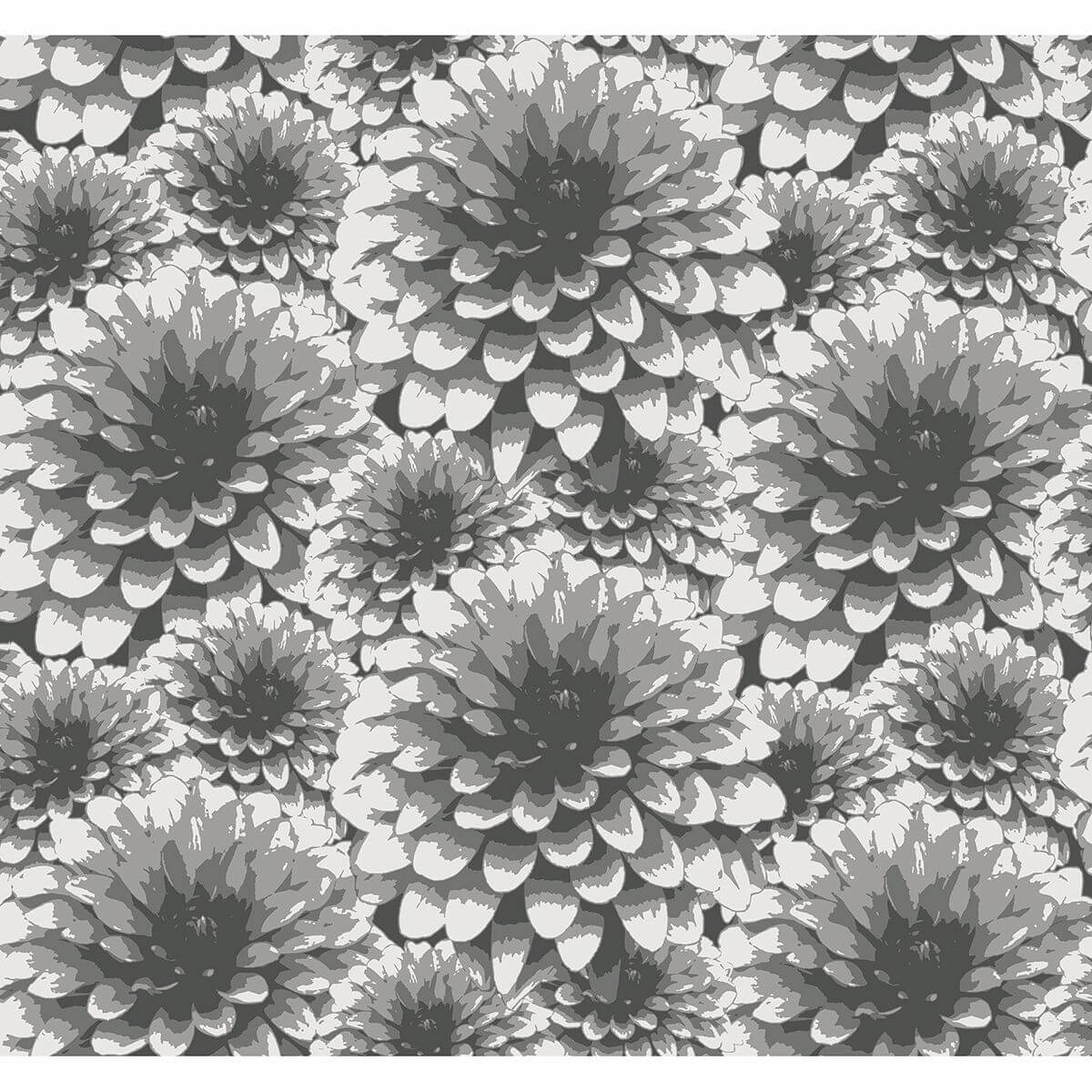 umbra-charcoal-floral-wallpaper-york-wallcoverings-2861-87518 - York Wallcoverings Papel pintado
