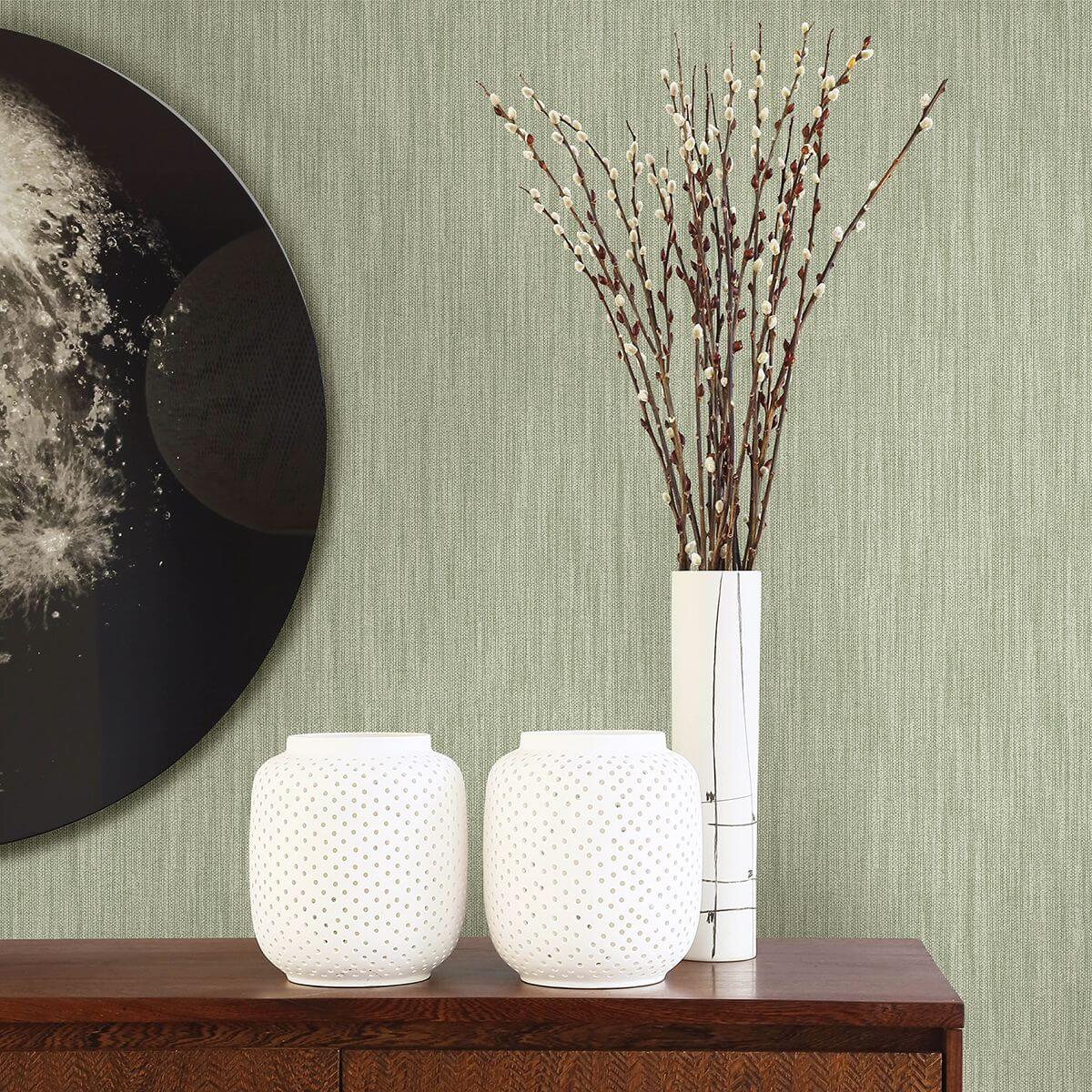 chiniile-sage-linen-texture-wallpaper-york-wallcoverings-2948-25282 - York Wallcoverings Wallpaper