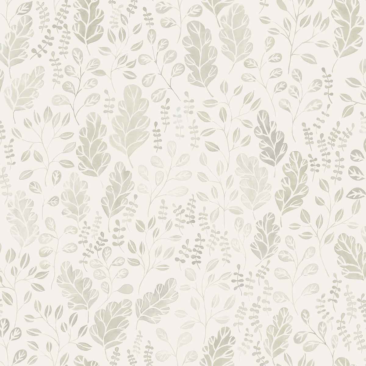 Isha Beige Leaf Wallpaper - York Wallcoverings - 2948-27011