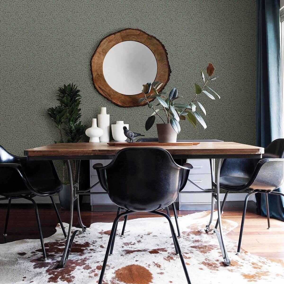 lark-green-botanical-wallpaper-york-wallcoverings-2948-28013 - York Wallcoverings Wallpaper