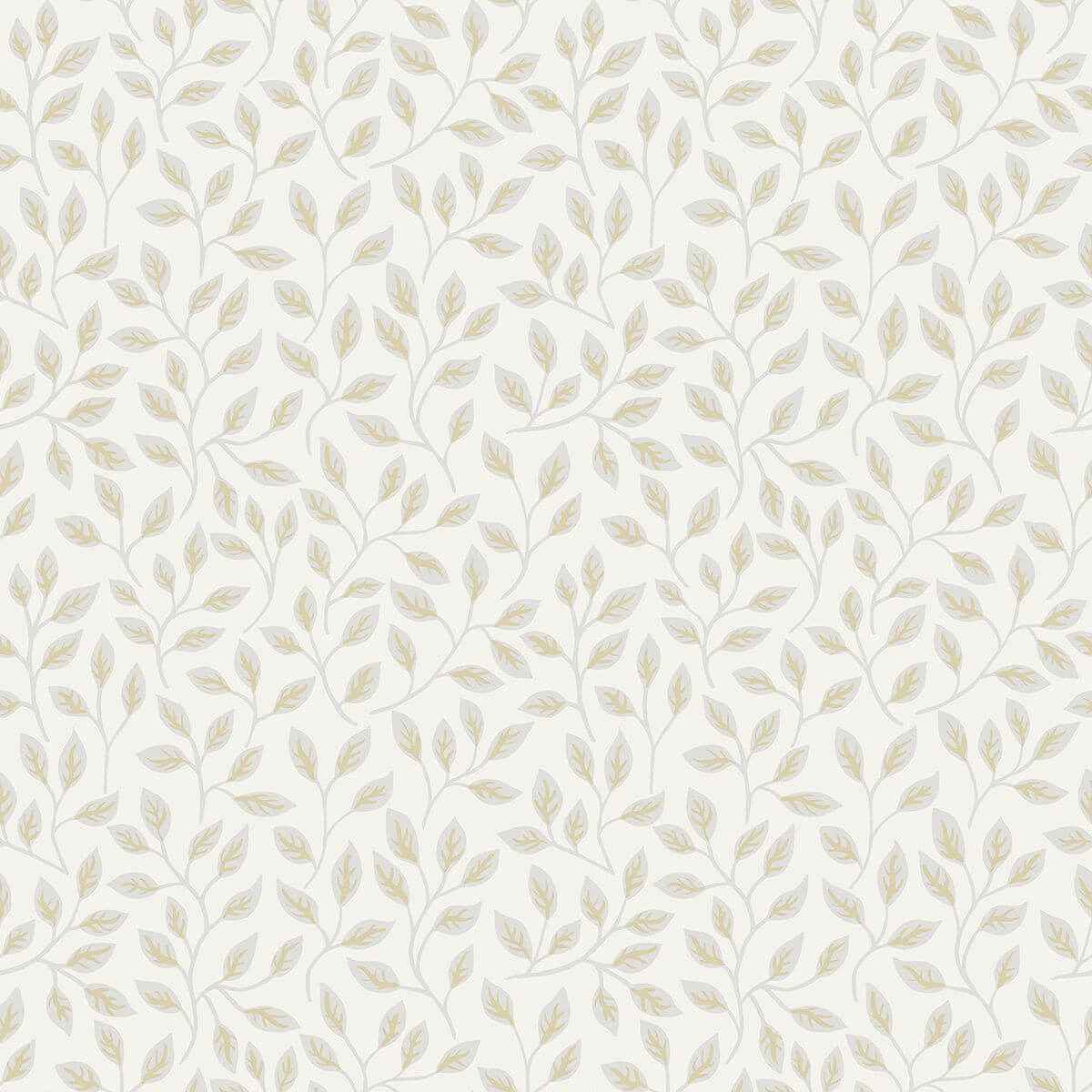 Posey White Vines Wallpaper - York Wallcoverings - 2948-33015 - York Wallcoverings Wallpaper