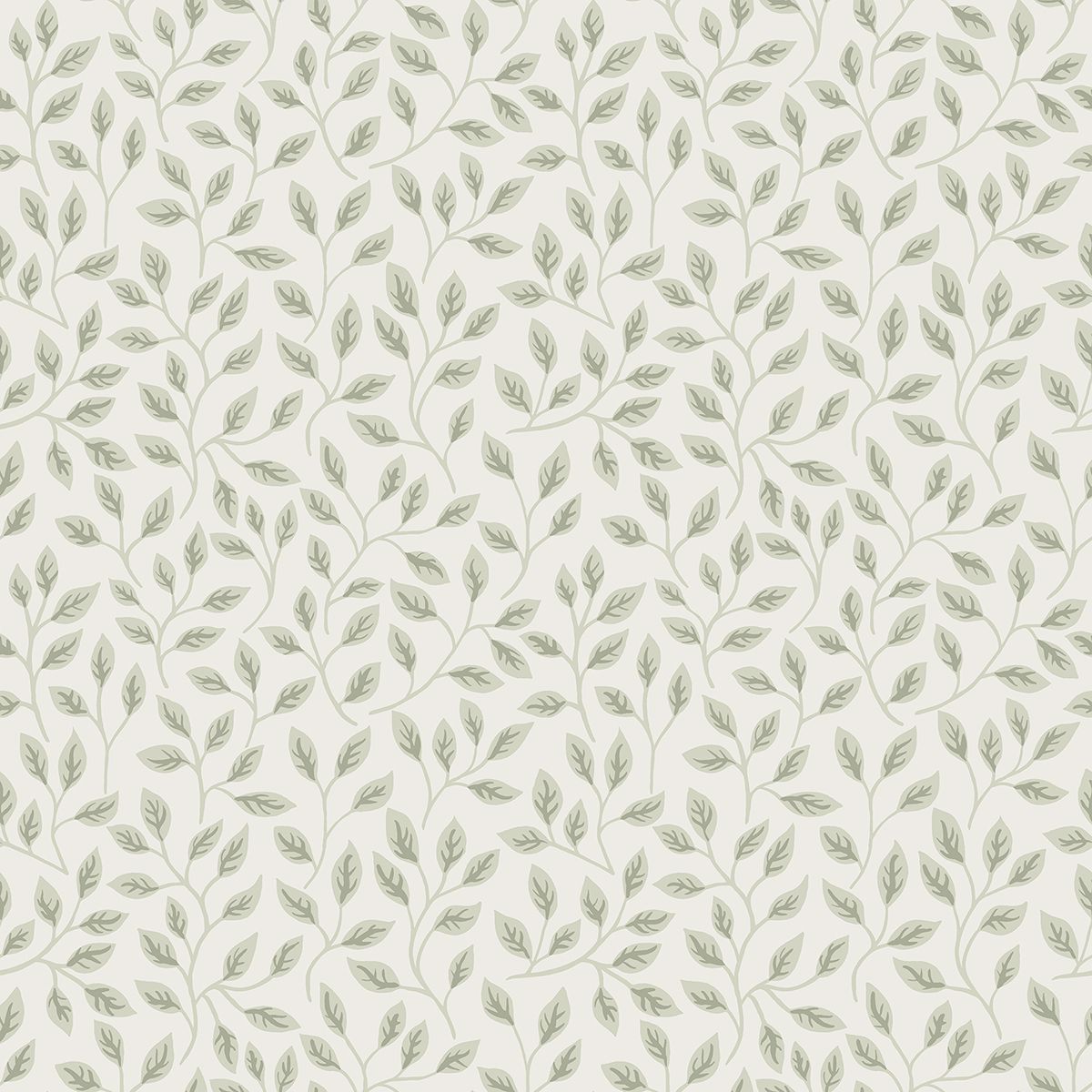 Picture of Posey Light Green Vines Wallpaper