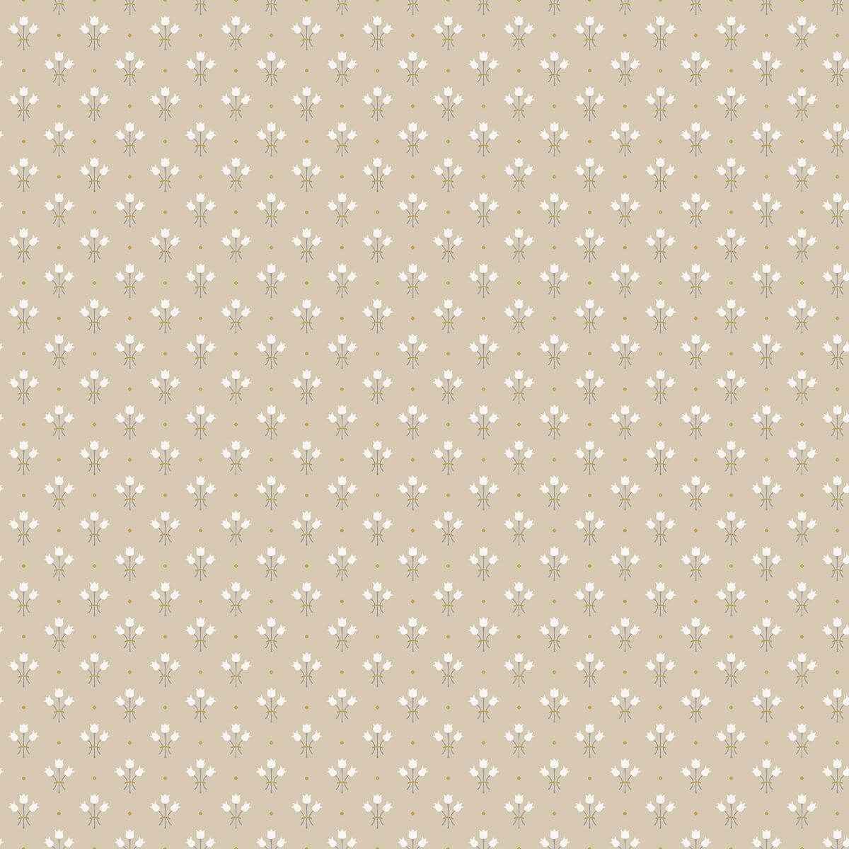 lili-beige-miniature-floral-wallpaper-york-wallcoverings-2948-33027 - York Wallcoverings Wallpaper