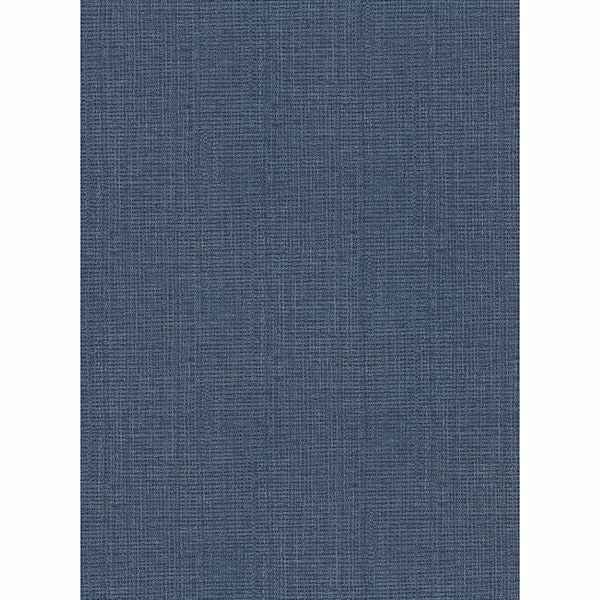 Claremont Indigo Faux Grasscloth Wallpaper - York Wallcoverings - 2921-50612