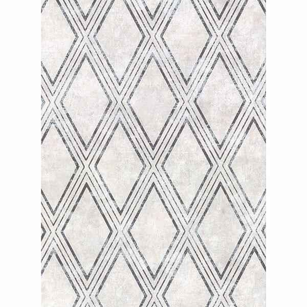 Dartmouth Light Grey Faux Plaster Geometric Wallpaper - York Wallcoverings - 2921-51000 - York Wallcoverings Wallpaper