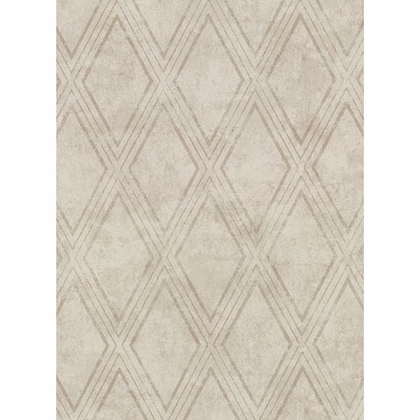dartmouth-taupe-faux-plaster-geometric-wallpaper-york-wallcoverings-2921-51005 - York Wallpaper Wallpaper