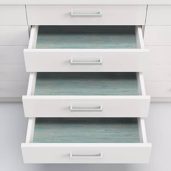 tibetan-grasscloth-teal-peel-and-stick-wallpaper-york-wallcoverings-nus3337 - York Wallcoverings Wallpaper
