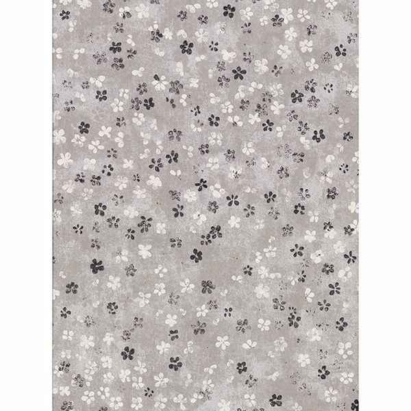 Cosima Grey Miniature Floral Wallpaper - York Wallcoverings - 2904-00207 - York Wallcoverings Wallpaper