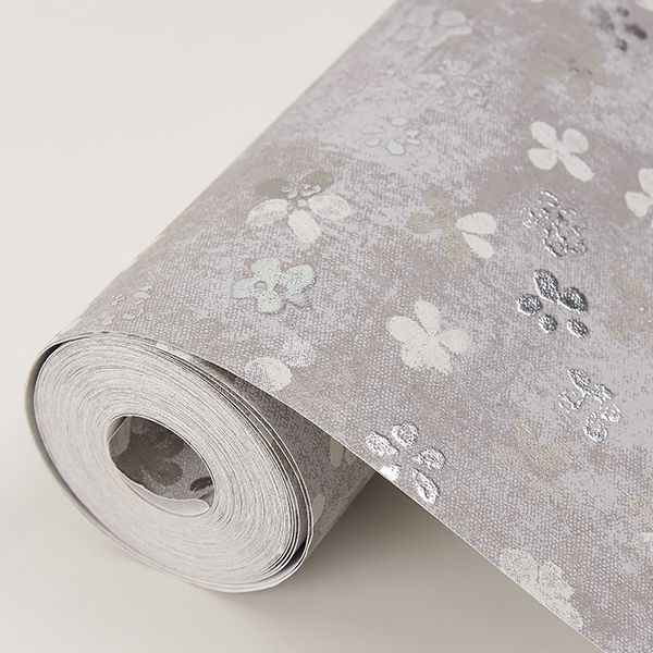 Cosima Grey Miniature Floral Wallpaper - York Wallcoverings - 2904-00207 - York Wallcoverings Wallpaper