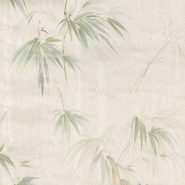 Atlis Neutral Bamboo Wallpaper - York Wallcoverings - 2904-05018