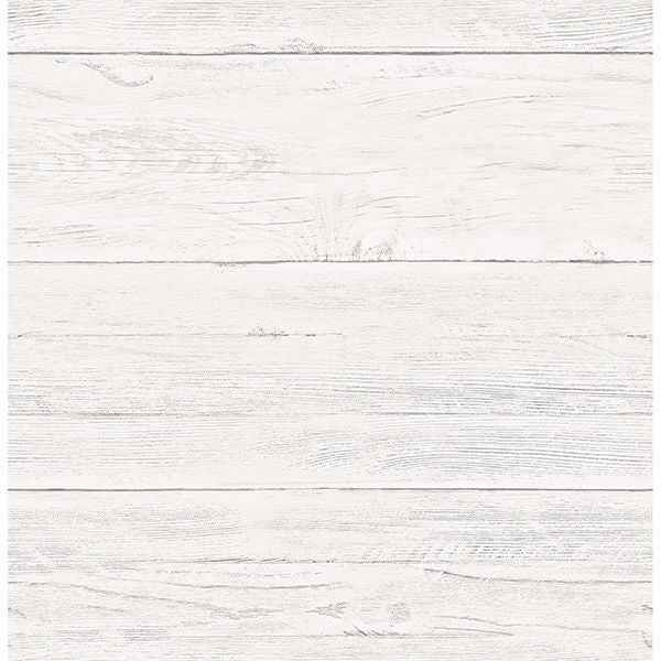 Adair White Shiplap Wallpaper - York Wallcoverings - 2904-22307 - York Wallcoverings Wallpaper