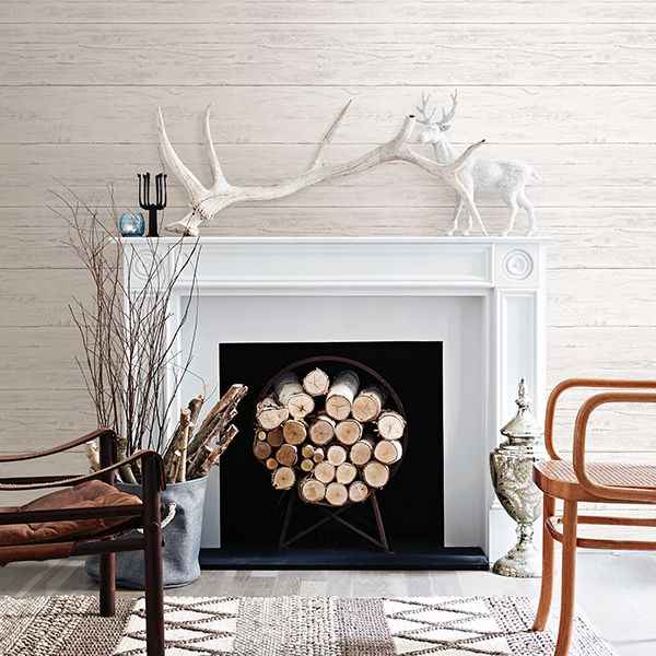 Adair White Shiplap Wallpaper - York Wallcoverings - 2904-22307 - York Wallcoverings Wallpaper