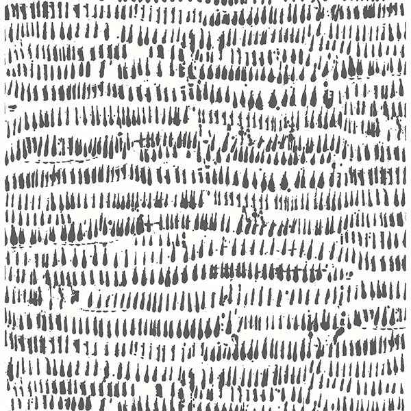 Runes Black Brushstrokes Wallpaper - York Wallcoverings - 2904-24354 - York Wallcoverings Wallpaper