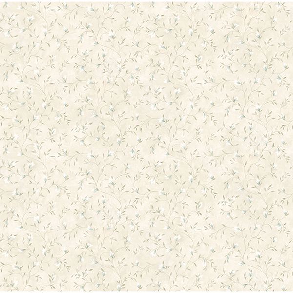 eleanor-light-grey-folk-botanical-trail-wallpaper-york-wallcoverings-3119-21616 - York Wallcoverings Wallpaper