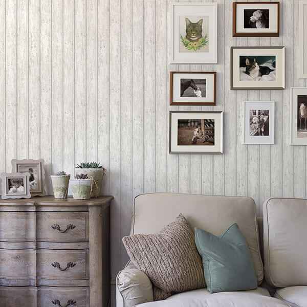 Jack White Weathered Clapboards Wallpaper - York Wallcoverings - 3119-66106 - York Wallcoverings Wallpaper