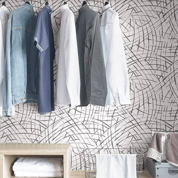 black-imprint-peel-and-stick-wallpaper-york-wallcoverings-nus3500 - York Wallcoverings Wallpaper