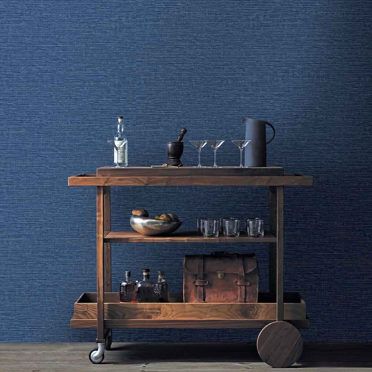 Vivanta Navy Texture Wallpaper - York Wallcoverings - 2949-60412 - York Wallcoverings Wallpaper