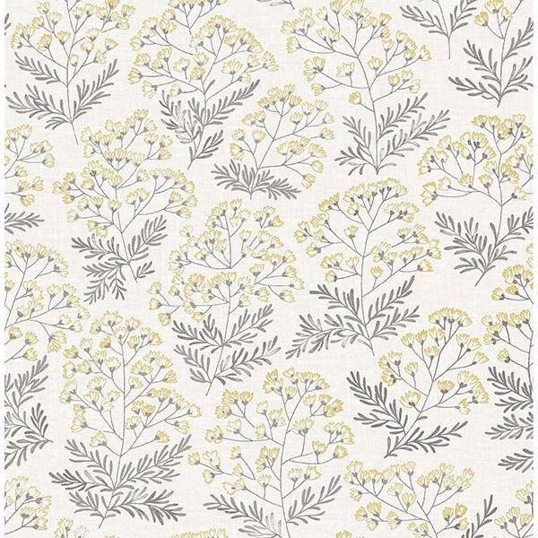 yellow-wethersfield-peel-and-stick-wallpaper-york-wallcoverings-nus3546 - York Wallcoverings Wallpaper