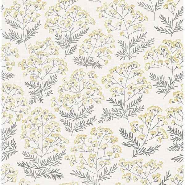 Yellow Wethersfield Peel and Stick Wallpaper - York Wallcoverings - NUS3546 - York Wallcoverings Wallpaper