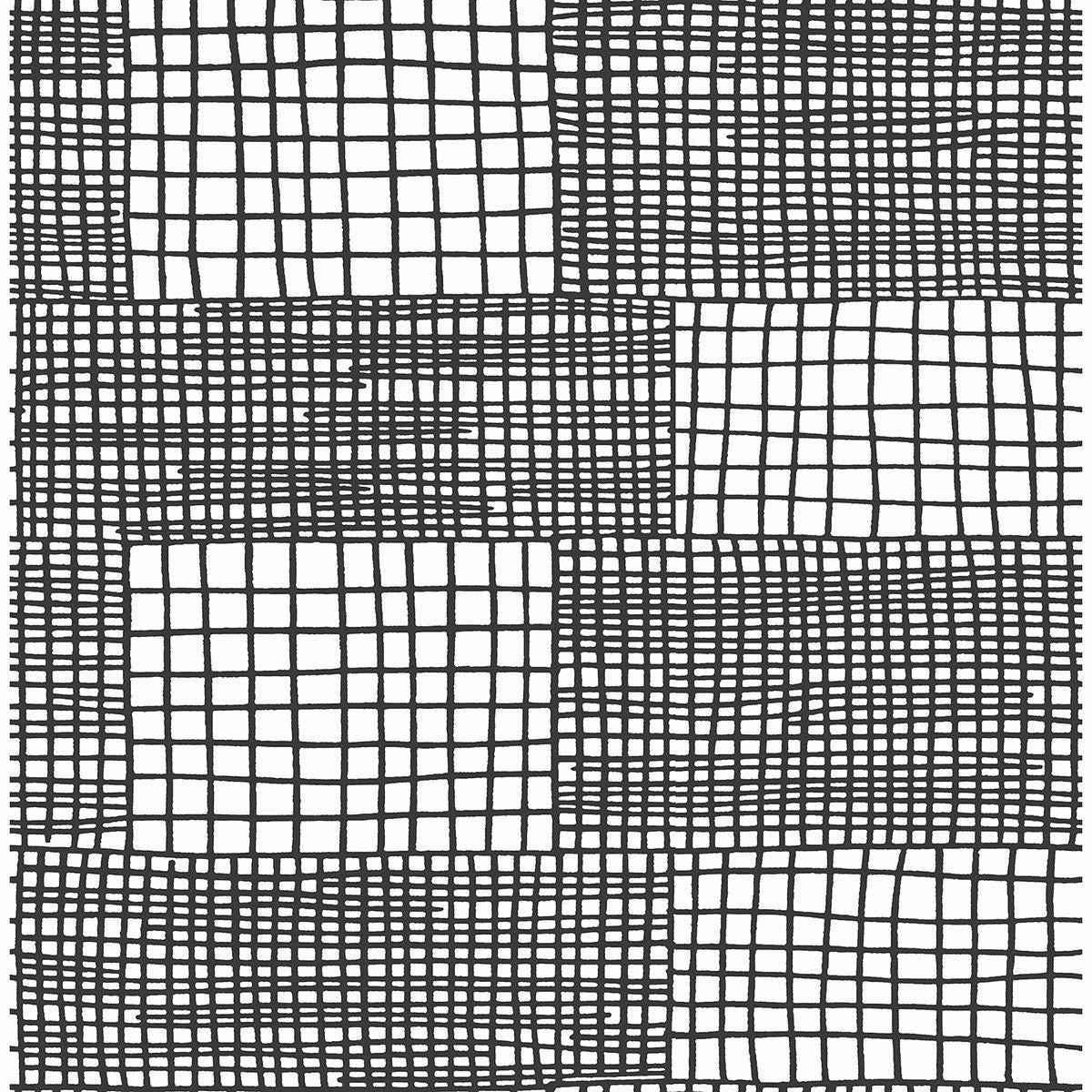 Maxwell Black Geometric Wallpaper - York Wallcoverings - 2903-25824 - York Wallcoverings Wallpaper