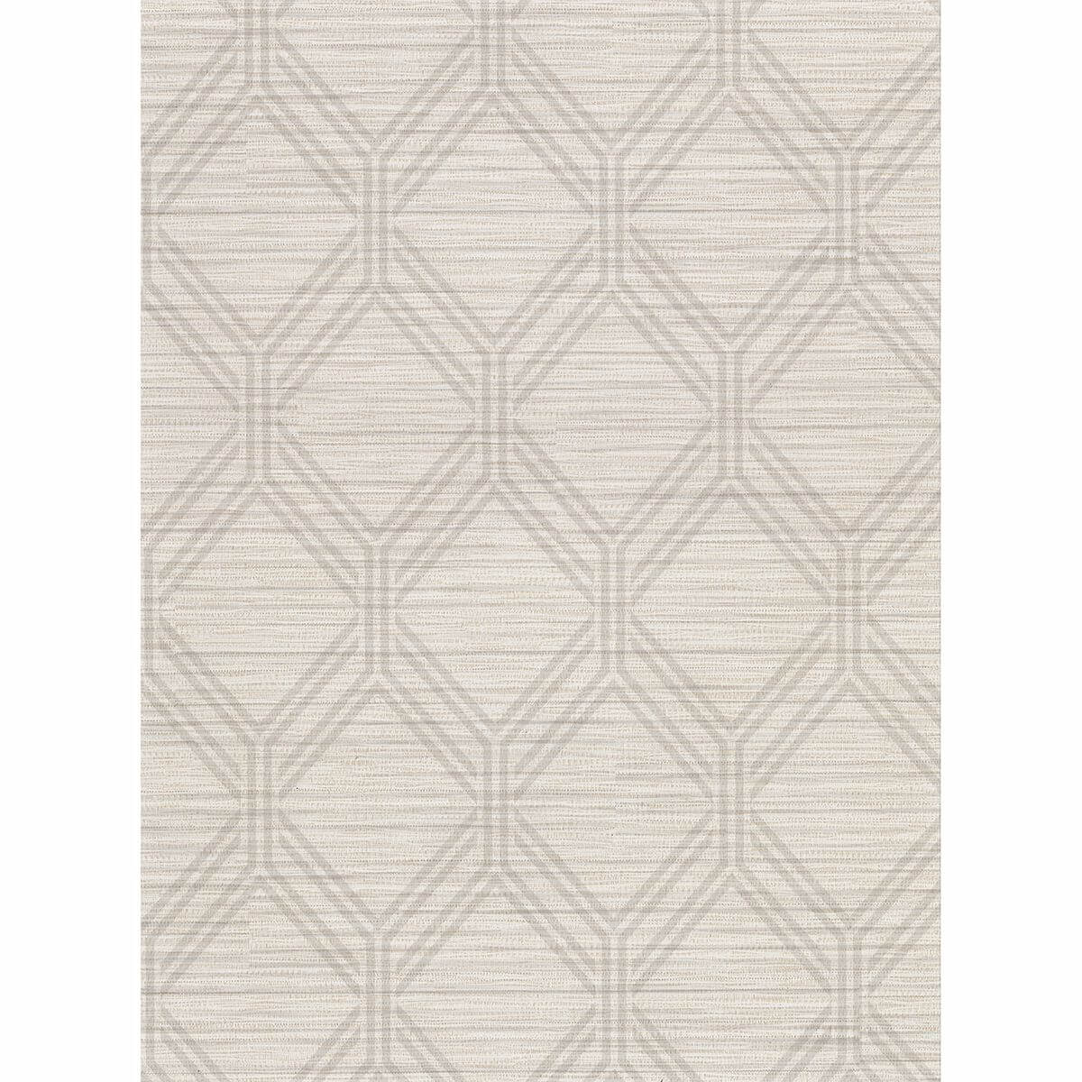 vaughan-taupe-geometric-wallpaper-york-wallcoverings-2910-2730 - York Wallcoverings Wallpaper