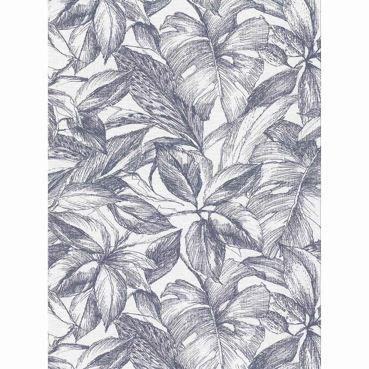 Simone Denim Tropical Wallpaper - York Wallcoverings - 2910-2741