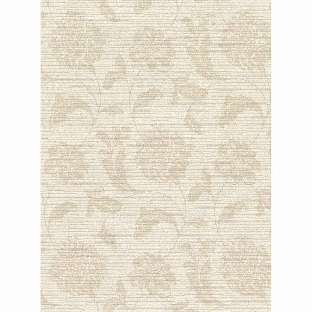 Holiday Beige Jacobean Wallpaper - York Wallcoverings - 2910-2753 - York Wallcoverings Wallpaper