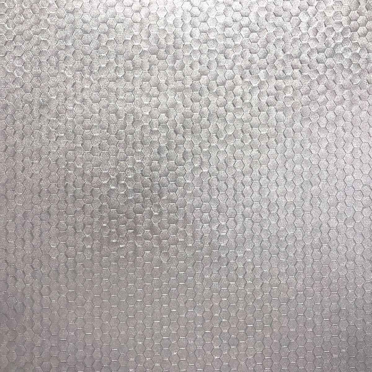 carbon-silver-honeycomb-geometric-wallpaper-york-wallcoverings-2927-42485 - York Wallcoverings Wallpaper