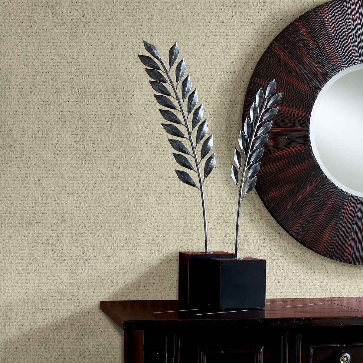 carbon-platinum-honeycomb-geometric-wallpaper-york-wallcoverings-2927-42486 - York Wallcoverings Wallpaper
