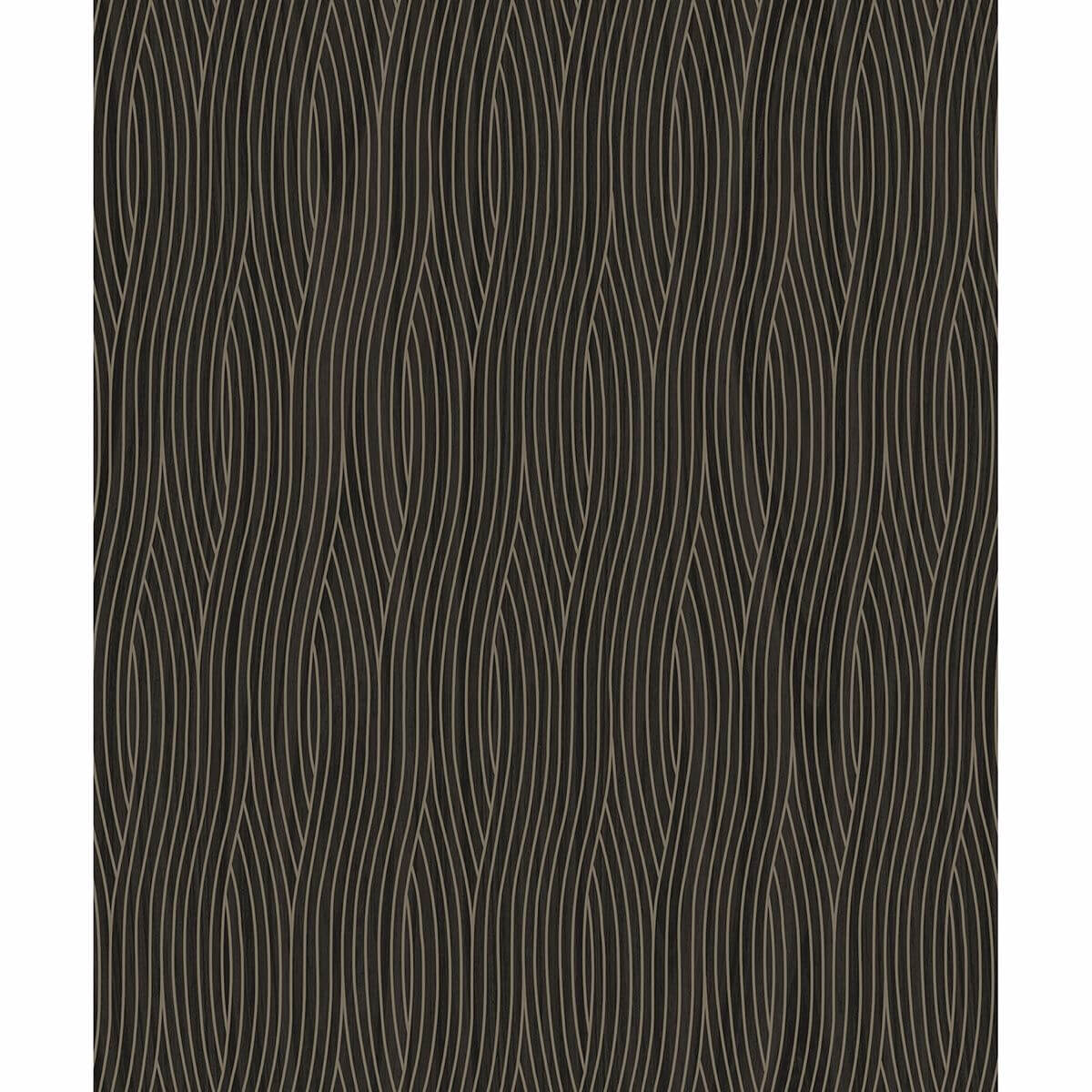 grayson-brown-geometric-wallpaper-york-wallcoverings-sdm10506 - York Wallcoverings Wallpaper
