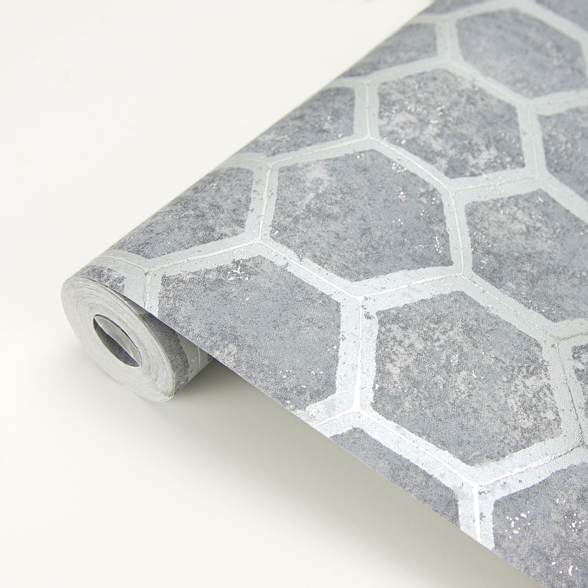 starling-pewter-honeycomb-wallpaper-york-wallcoverings-2927-00404 - York Wallcoverings Wallpaper