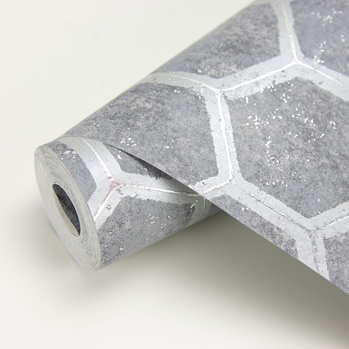 starling-pewter-honeycomb-wallpaper-york-wallcoverings-2927-00404 - York Wallcoverings Wallpaper