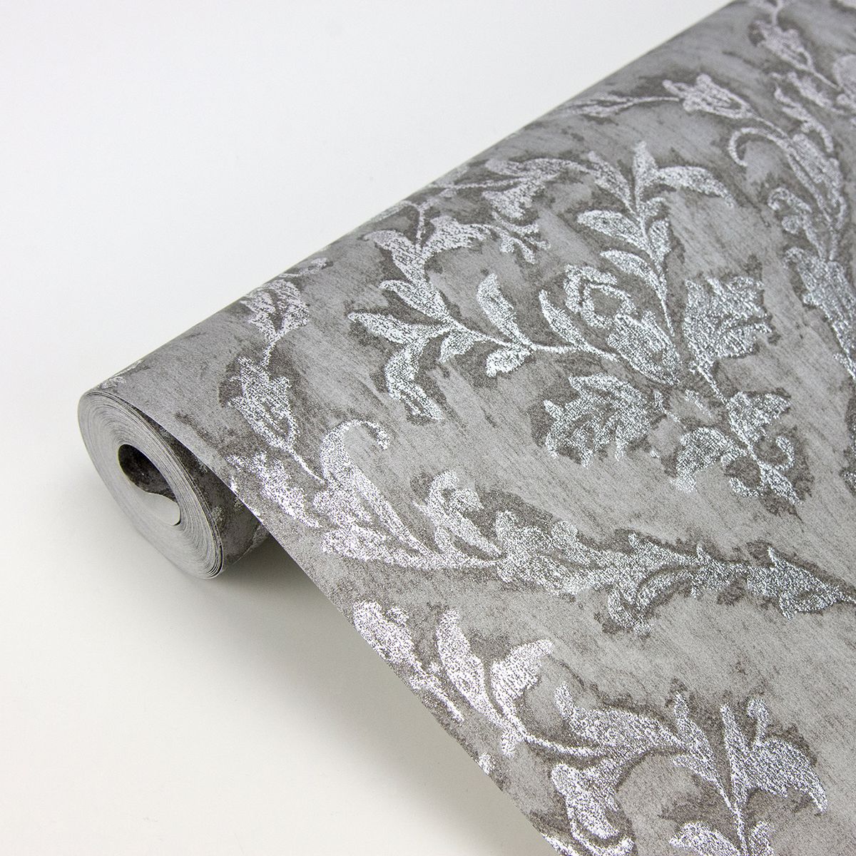 lyra-pewter-damask-wallpaper-york-wallcoverings-2927-20108 - York Wallcoverings Wallpaper
