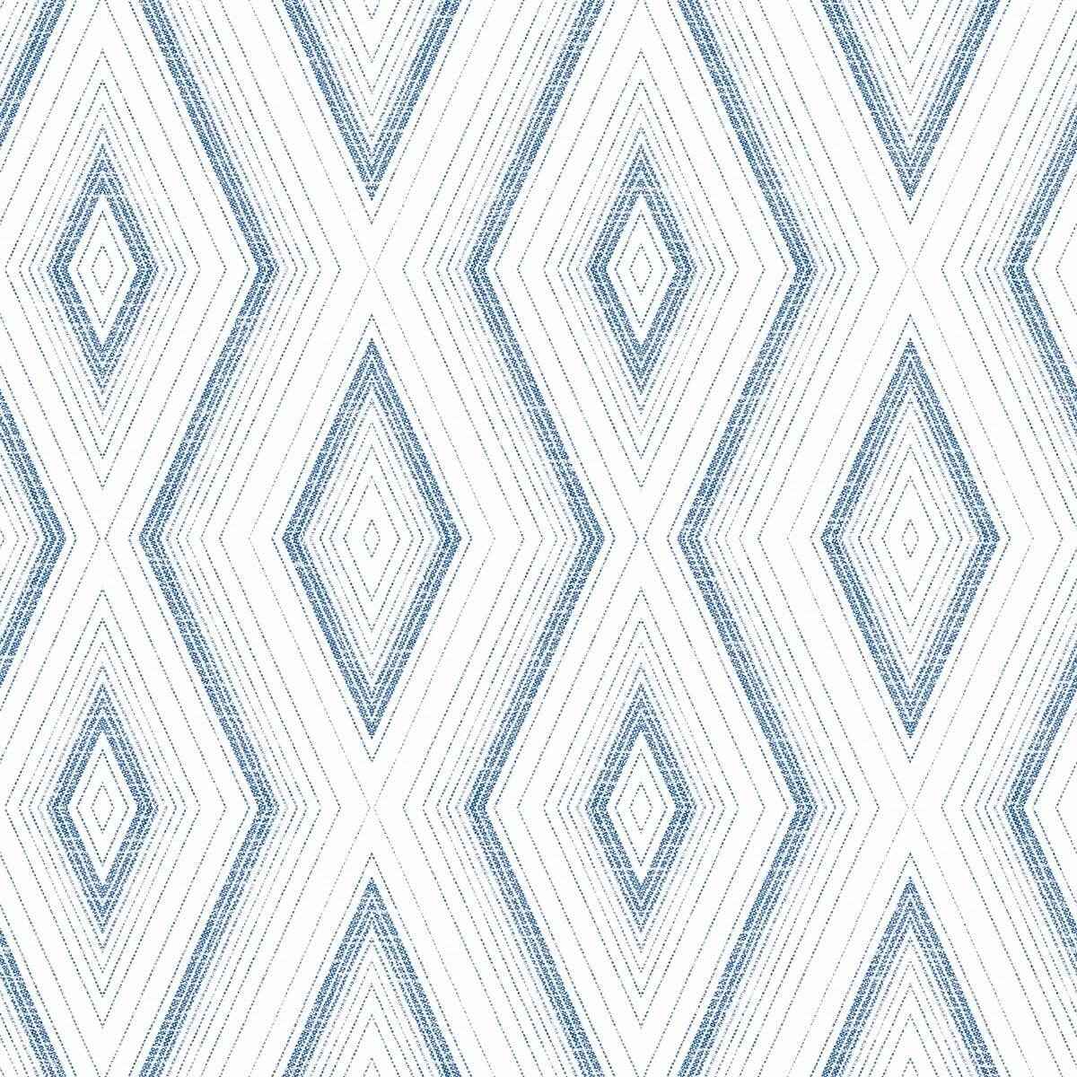 santa-cruz-blue-geometric-wallpaper-york-wallcoverings-3120-13664 - York Wallcoverings Wallpaper