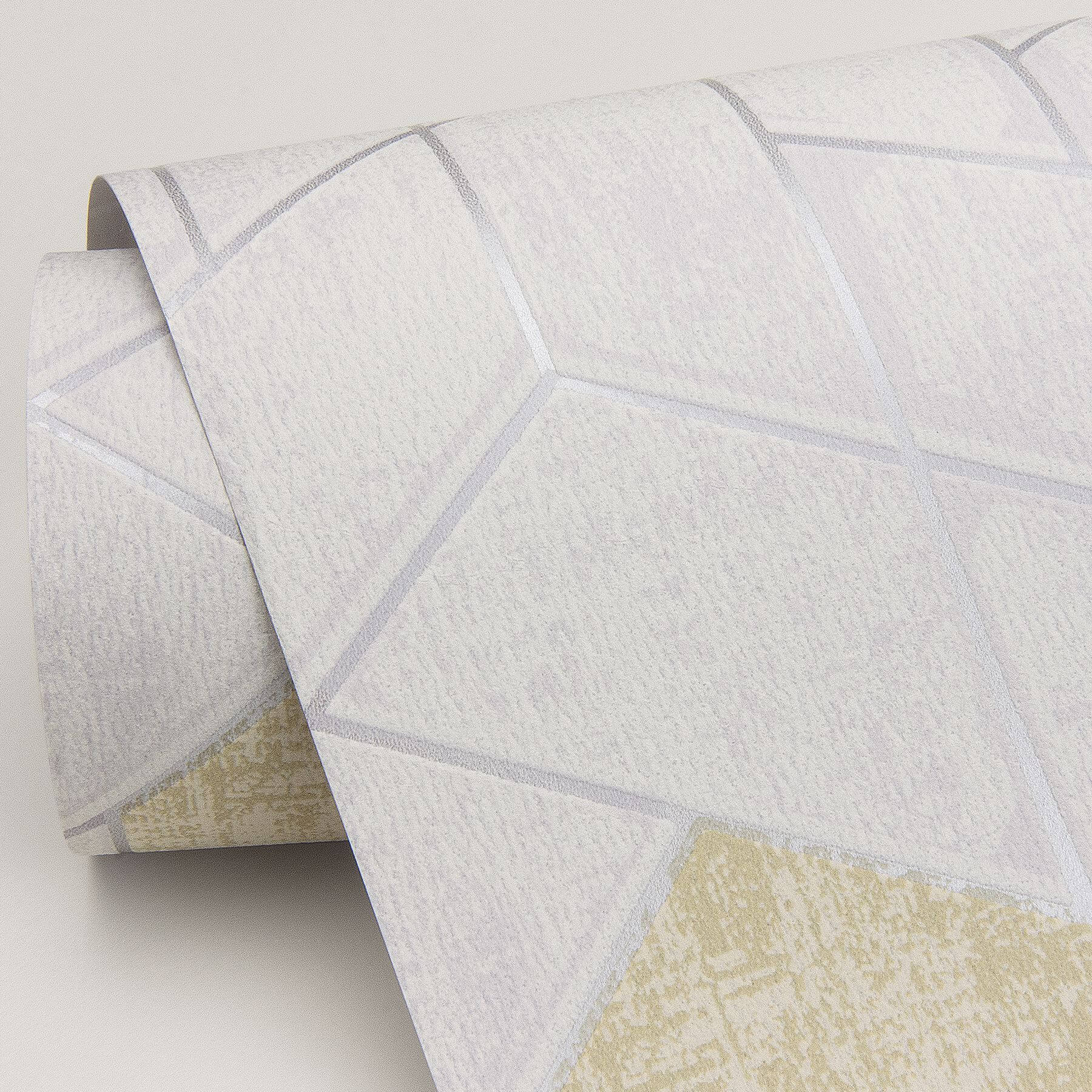 granada-silver-geometric-wallpaper-york-wallcoverings-2964-25901 - York Wallpaper Wallpaper