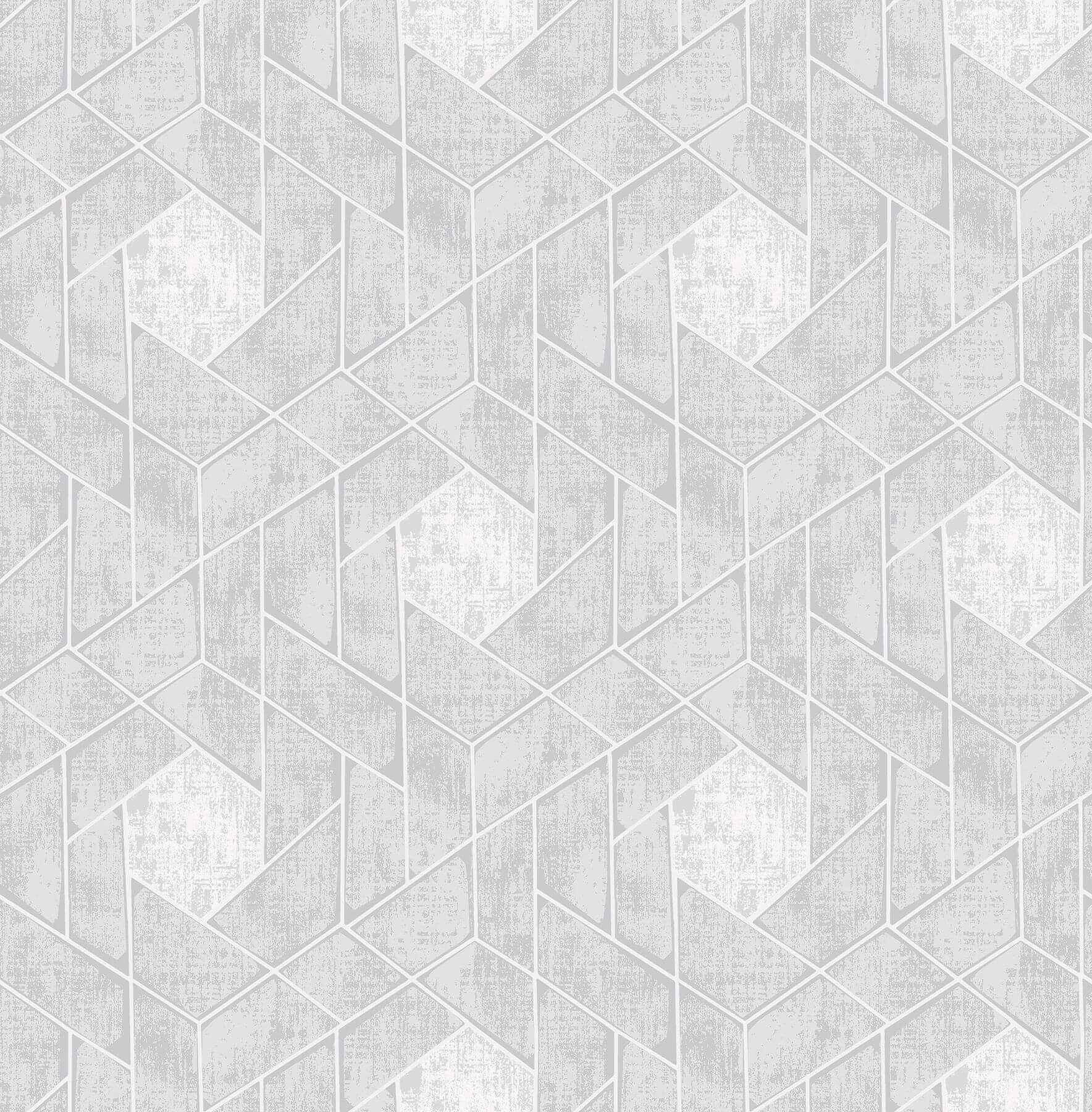 granada-light-grey-grey-geometric-wallpaper-york-wallcoverings-2964-25902 - York Wallcoverings Wallpaper